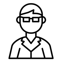 Sticker - Scientist Icon