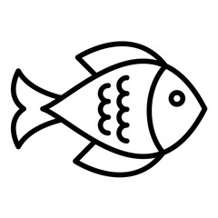 Wall Mural - Fish Icon