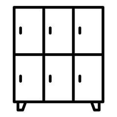 Canvas Print - Locker Icon