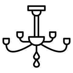 Sticker - Chandelier Icon