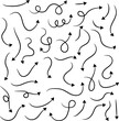 © deepti - Free vector smooth stroke arrow brushes