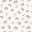 © Наталья Дерюшкина - Abstract trendy creative universal seamless pattern. Hand drawn hatchings design, sketch,  artisan, organic, manual art, neutral palette. Vector illustration.
