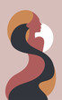 © TasaDigital - Abstract background poster. Good for fashion fabrics, postcards, email header, wallpaper, banner, events, covers, posters, advertising, and more. Women's day, mother's day background.