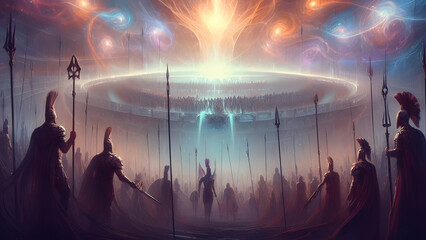 Wall Mural - Ethereal Arena Conquests