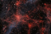 Star Field In Space A Nebulae And A Gas Congestion