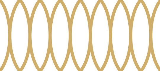 Poster - Diagonal lines in circle forms, voluminous seamless repeatable texture