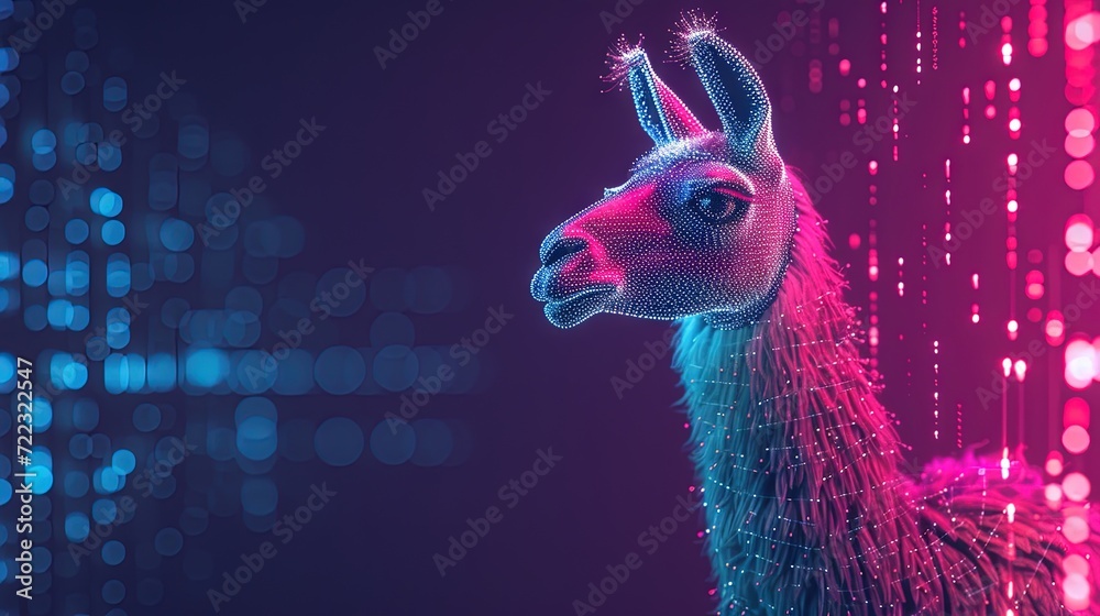 Llama concept for large language models in machine learning and ...