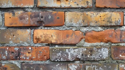 Poster - Layers of brickwork and sturdy mortar create a bold and enduring structure, standing tall as a testament to the strength and resilience of human ingenuity