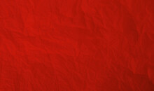 Torn Crumpled Red Paper Background