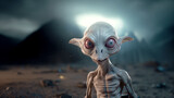 Fototapeta  - alien creature from another planet or galaxy wallpaper