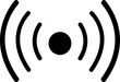 vector images depicting symbols, icons related to wireless Wi-Fi connectivity, including Wi-Fi signal symbol and an internet connection, that enable remote internet access. wireless internet signal.