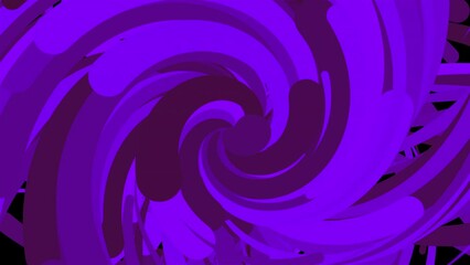 Poster - Spiral purple background. Computer generated 3d render