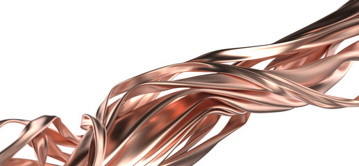 Aufkleber - gold cloth texture. 3D rendering.