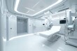 Modern surgical room with advanced medical equipment. Hospital interior. Advanced healthcare technology concept. Futuristic medicine. Design for banner, advertising