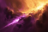 Abstract Nebula Mirage Design