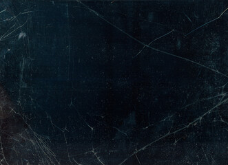 Wall Mural - cracked glass. dust scratches texture. white grain particles noise fractured damaged old window dark