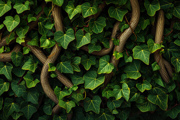 Poster - Generate a pattern of intertwining vines, capturing the sense of growth and vitality