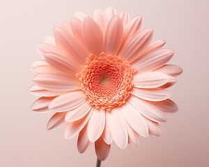 a flower with a white background created with Generative AI