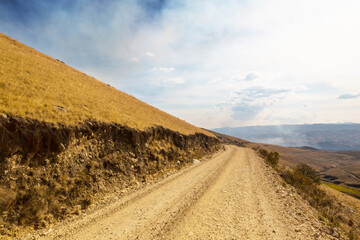 Canvas Print - Road in Peru