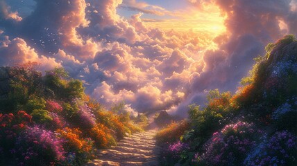 way to the heaven. professional inspiring art