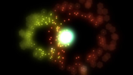 Wall Mural - Firework animation background and effect to use for footage and editing purposes 