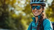 © PaulShlykov - Portrait Of Cyclist Middle Aged Woman, Outdoor