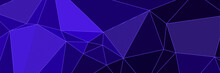 Elegant Purple Background With Triangles And Lines. Digital Technology Background. 