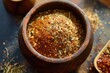 baharat seasoning in a bowl on a table