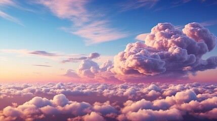 Canvas Print - clouds over the sea