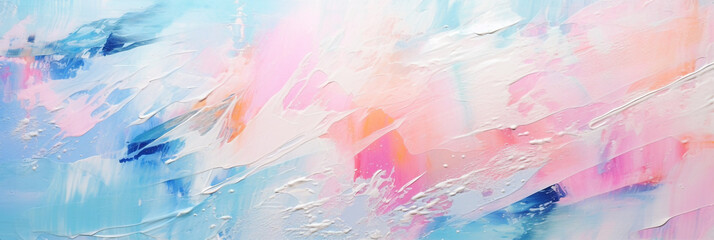  Rough brushstrokes of oil paint