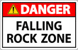 © Seetwo - Danger Sign, Falling Rock Zone