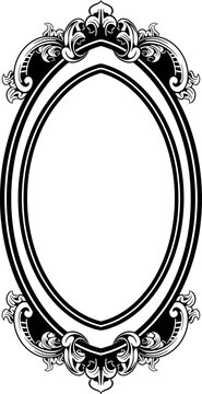 Clasic Vintage Frame ornament Decoration