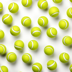 Sticker - Seamless tennis ball pattern