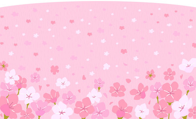 Wall Mural - a pink grassland
