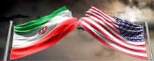 Us Vs Iran Flag The Spectre Of A Direct US-Iranian Military Conflict