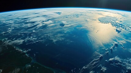 Wall Mural - High Resolution View of Planet Earth from the Vastness of Space