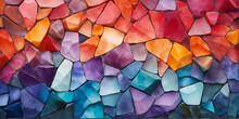 Colorful Stone Texture Banner Background