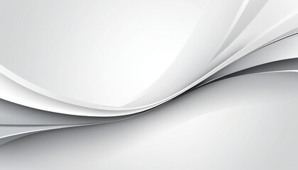 Poster - Modern Abstract Design in White and Grey: Perfect for Business