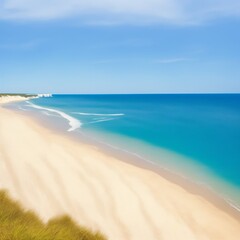 Poster - horizonal view of beautiful beach