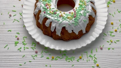 Wall Mural - Easter Bundt Cake 