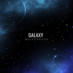Wall Mural - fantasy galaxy background. cosmos backdrop. galaxy background with stars and planets. universe backg