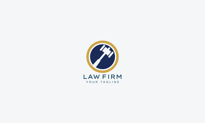 Wall Mural - Attorney and lawyers logo design vector template