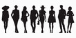© Ariestia - Silhouette Group of Woman and Man Stylist