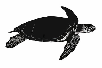 Sticker - Sea Turtle Silhouette