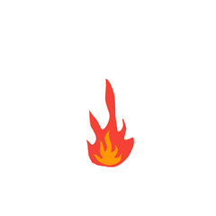 Sticker - fire illustration