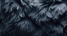 Black Cat Fur Texture Background