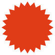 Stern Hintergrund in rot als Vorlage für Button
