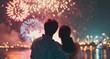 © Konstantin Yuganov - couple watching fireworks