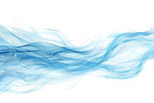 Blue Streams Of Fresh Breeze Flows