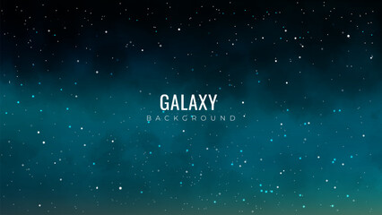Wall Mural - realistic galaxy background with shining stars. cosmos background with stardust effect. abstract con